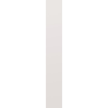 Wood edge steel sidelite panel, flush, 12" x 80", primed white finish