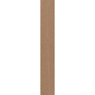 Hurricane-rated fiberglass sidelite panel, flush, 12" x 80", tan woodgrain finish