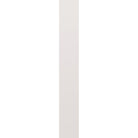 Wood edge steel sidelite panel, flush, 12" x 84", primed white finish