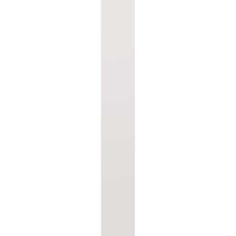 Wood edge steel sidelite panel, flush, 12" x 84", primed white finish