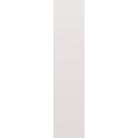 Wood edge steel sidelite panel, flush, 18" x 80", primed white finish