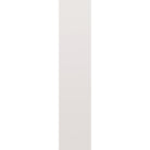 Wood edge steel sidelite panel, flush, 18" x 84", primed white finish