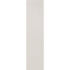 Fiberglass entry door, flush, 24" x 96", white satin smooth finish