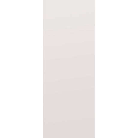 Wood edge steel entry door, flush, 30" x 80", primed white finish