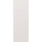 Wood edge steel entry door, flush, 30" x 84", primed white finish