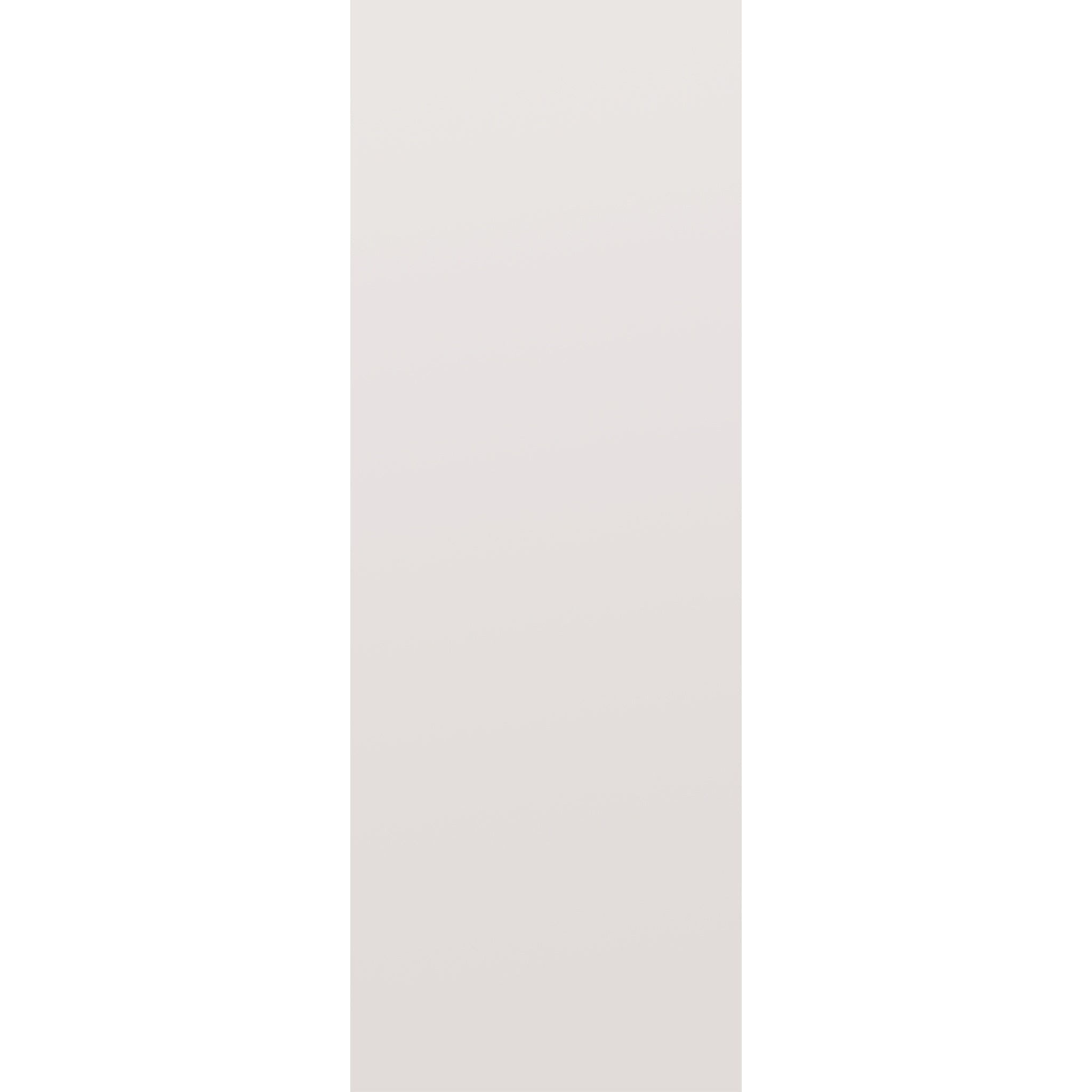 Wood edge steel entry door, flush, 30" x 84", primed white finish