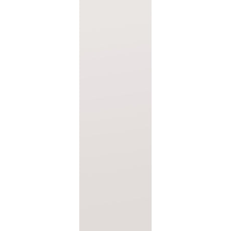 Wood edge steel entry door, flush, 30" x 96", primed white finish