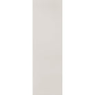 Hurricane-rated fiberglass entry door, flush, 30" x 96", white satin smooth finish