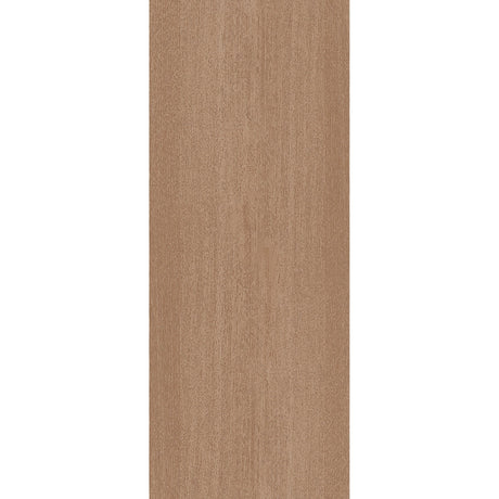 Fiberglass entry door, flush, 32" x 80", tan woodgrain finish