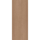 Hurricane-rated fiberglass entry door, flush, 32" x 80", tan woodgrain finish
