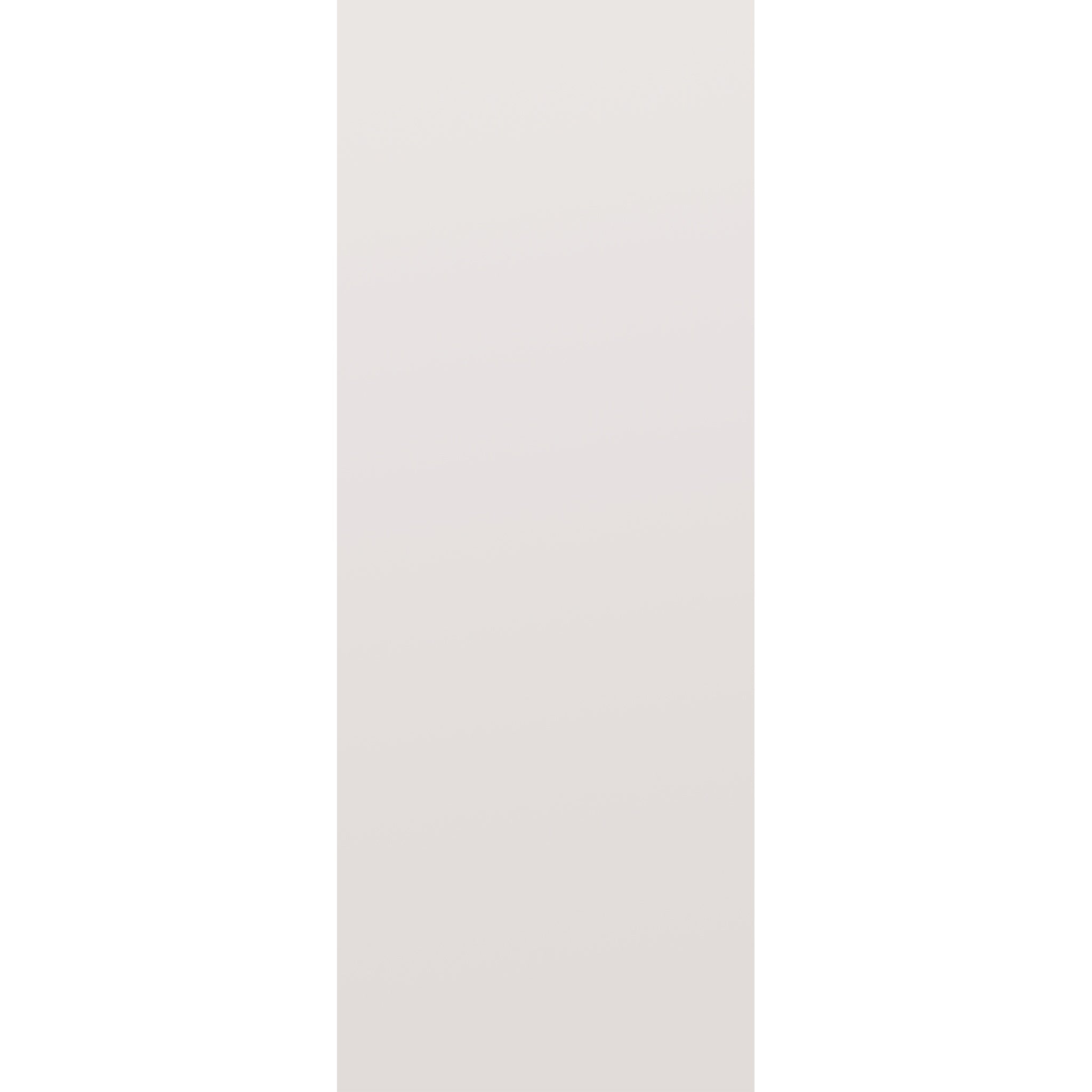 Wood edge steel entry door, flush, 32" x 84", primed white finish