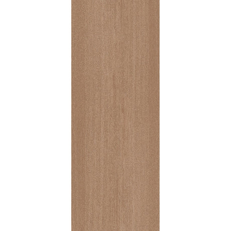Fiberglass entry door, flush, 32" x 84", tan woodgrain finish