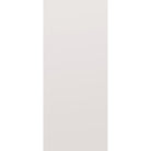 Wood edge steel entry door, flush, 34" x 80", primed white finish