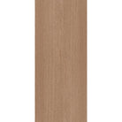 Hurricane-rated fiberglass entry door, flush, 34" x 80", tan woodgrain finish