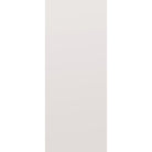 Wood edge steel entry door, flush, 34" x 84", primed white finish