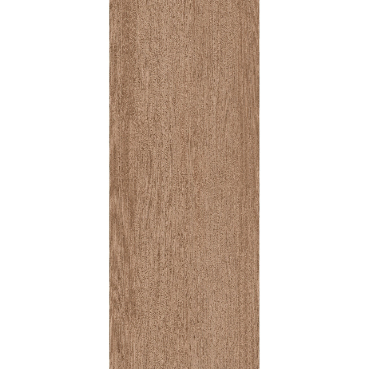 Fiberglass entry door, flush, 34" x 84", tan woodgrain finish