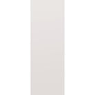 Wood edge steel entry door, flush, 34" x 96", primed white finish