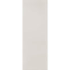 Hurricane-rated fiberglass entry door, flush, 34" x 96", white satin smooth finish