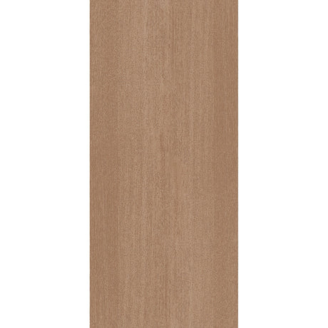 Hurricane-rated fiberglass entry door, flush, 36" x 80", tan woodgrain finish