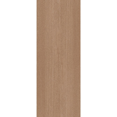 Fiberglass entry door, flush, 36" x 96", tan woodgrain finish
