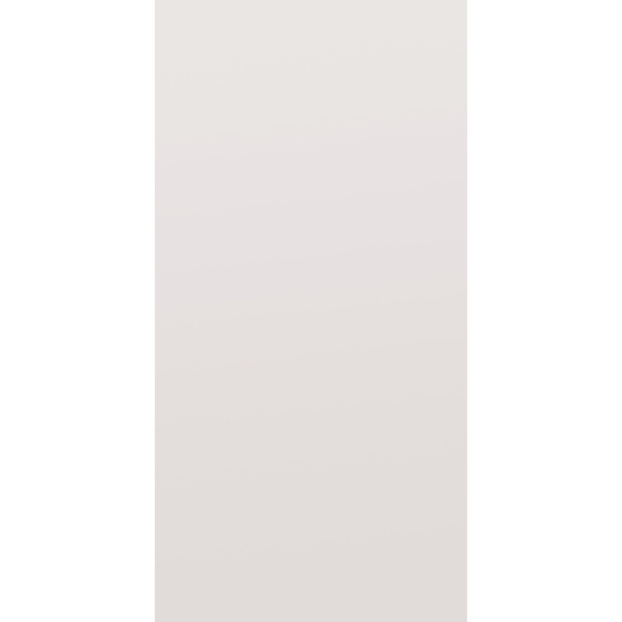 Wood edge steel entry door, flush, 42" x 84", primed white finish