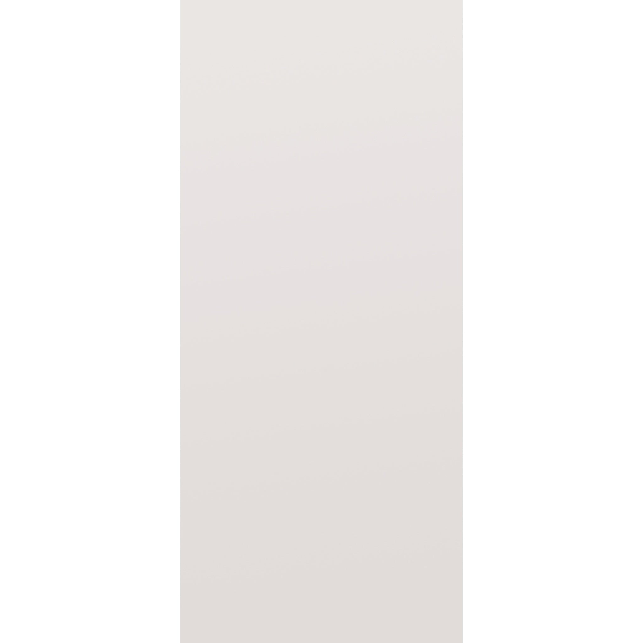 Wood edge steel entry door, flush, 42" x 96", primed white finish