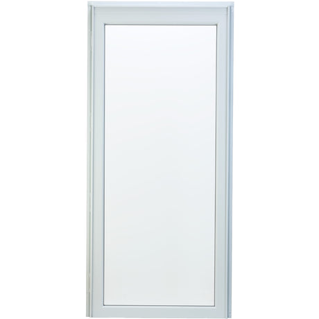 Aluminum Storm Door with Swappable Glass and Screen (Full View )