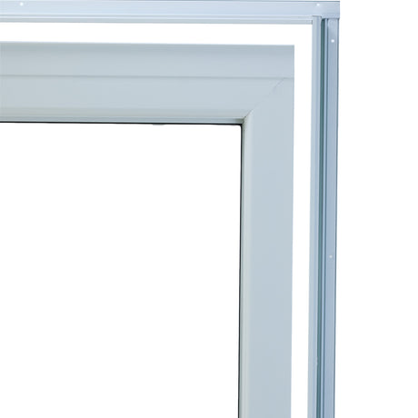 Aluminum Storm Door with Swappable Glass and Screen (Full View )