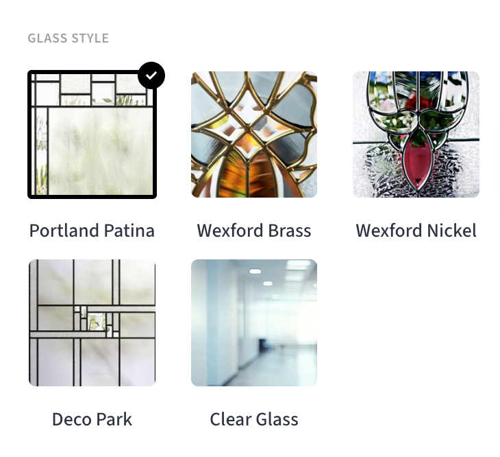 Door Glass Styles