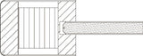 Poplar Interior Door Slab (5 Panel Shaker)