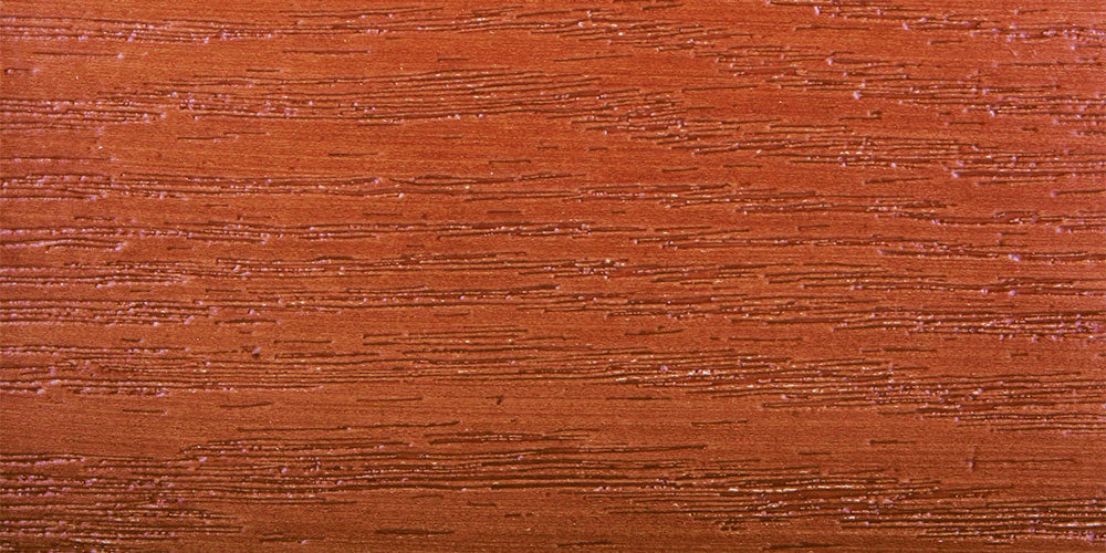 Cherry Gel Stain on Fiberglass