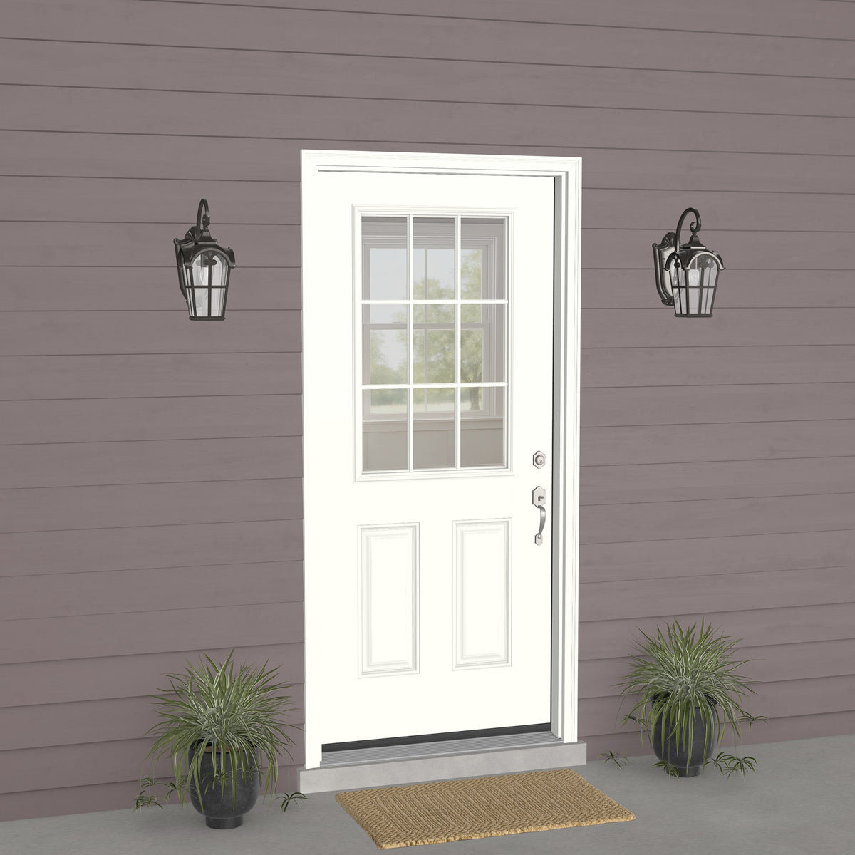Smooth Fiberglass Entry Door (6 Panel)
