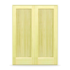 Double Poplar Interior Door System - 1 Panel Shaker