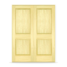 Double Poplar Interior Door System - 2 Panel