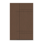 Fiberglass Entry Door System with Sidelite - Contemporary 12, Fine Woodgrain