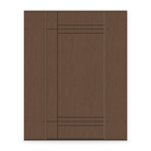 Fiberglass Entry Door System with Two Sidelites - Contemporary 16, Fine Woodgrain