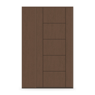 Fiberglass Entry Door System with Sidelite - Contemporary 24, Fine Woodgrain