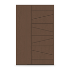 Fiberglass Entry Door System with Sidelite - Contemporary 29, Fine Woodgrain