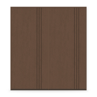 Double Fiberglass Entry Door System - Contemporary 30, Fine Woodgrain