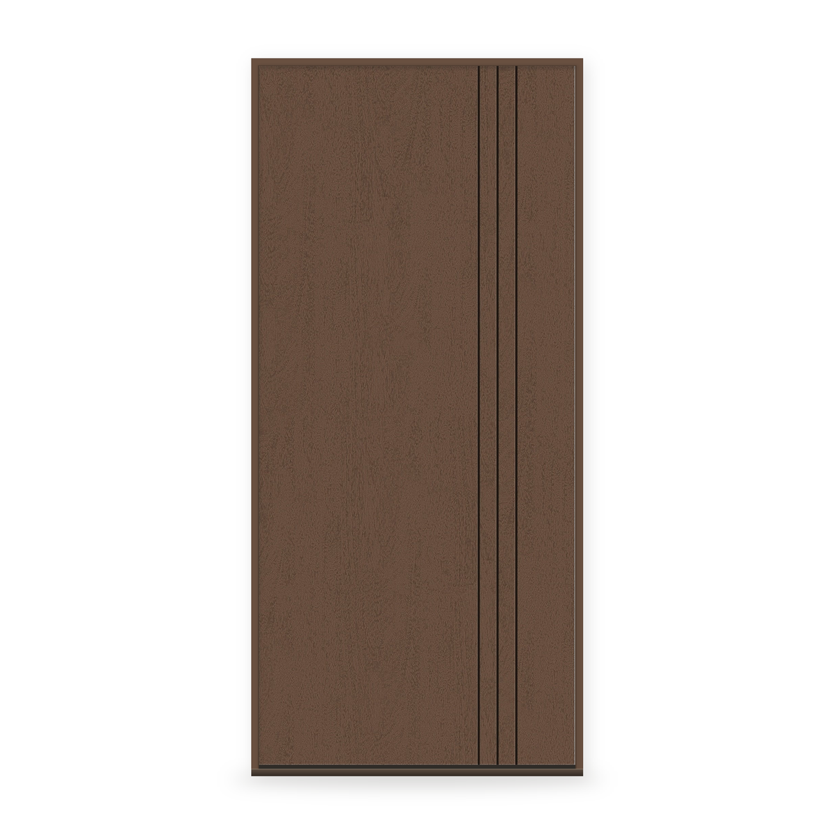 Prehung Fiberglass Entry Door System - Contemporary 30, Fine Woodgrain