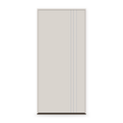 Prehung Fiberglass Entry Door System - Contemporary 30, White Satin Smooth
