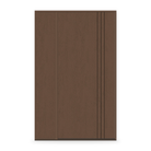 Fiberglass Entry Door System with Sidelite - Contemporary 30, Fine Woodgrain