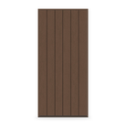 Prehung Fiberglass Entry Door System - Contemporary 60, Fine Woodgrain