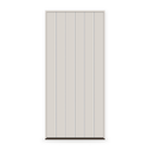 Prehung Fiberglass Entry Door System - Contemporary 60, White Satin Smooth