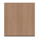 Double Fiberglass Entry Door System - Flush, Tan Woodgrain