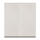 Double Fiberglass Entry Door System - Flush, White Satin Smooth
