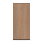 Prehung Fiberglass Entry Door System - Flush, Tan Woodgrain