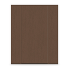 Fiberglass Entry Door System with Two Sidelites - Flush, Fine Woodgrain