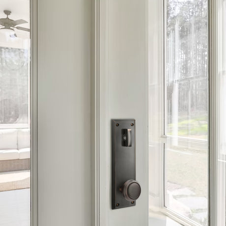 Quincy Sideplate Entry Lockset by Emtek