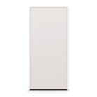 Prehung Wood Edge Steel Entry Door System - Flush, Primed White Smooth